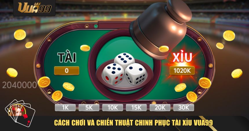 Cách chơi và chiến thuật chinh phục Tài Xỉu VUA99
